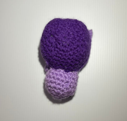 Lavender and Dark Purple Crochet Turtle