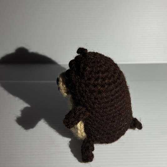 Brown Crochet Bear