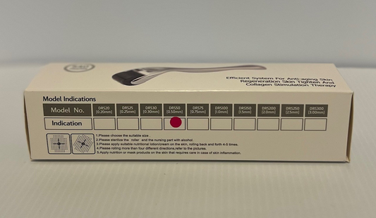 Two 540 Derma Roller DRS50 (0.5mm) 540 Needles, Anti-Aging