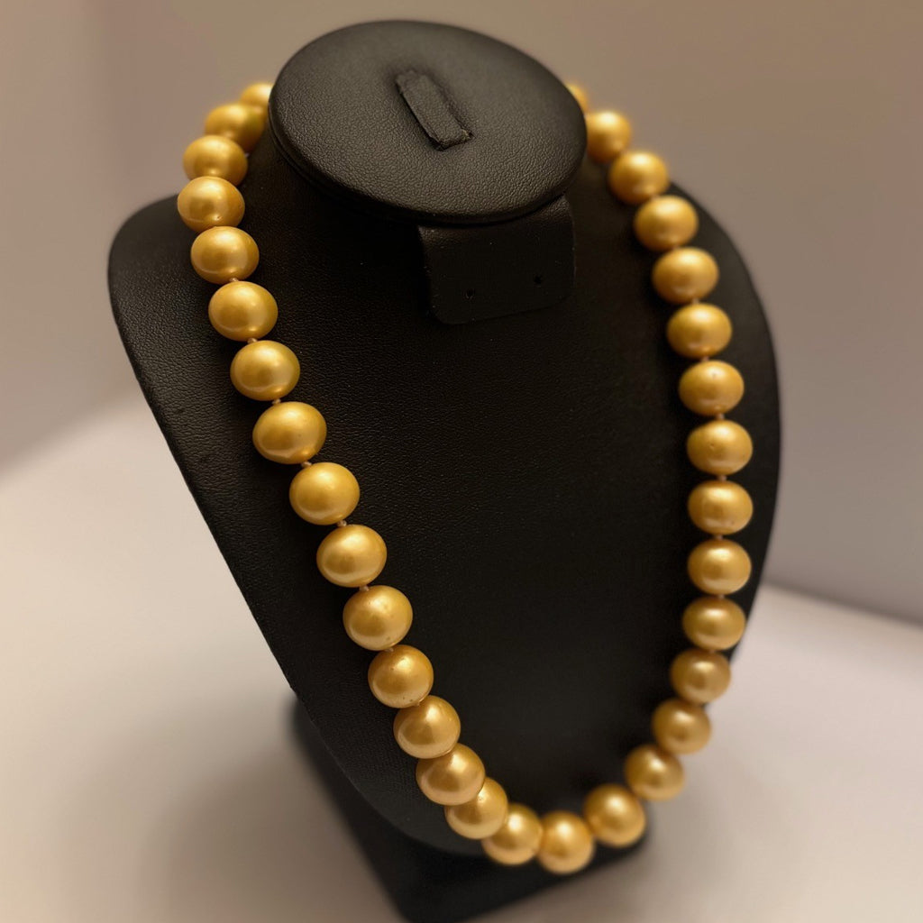 Golden South Sea Pearl Necklace