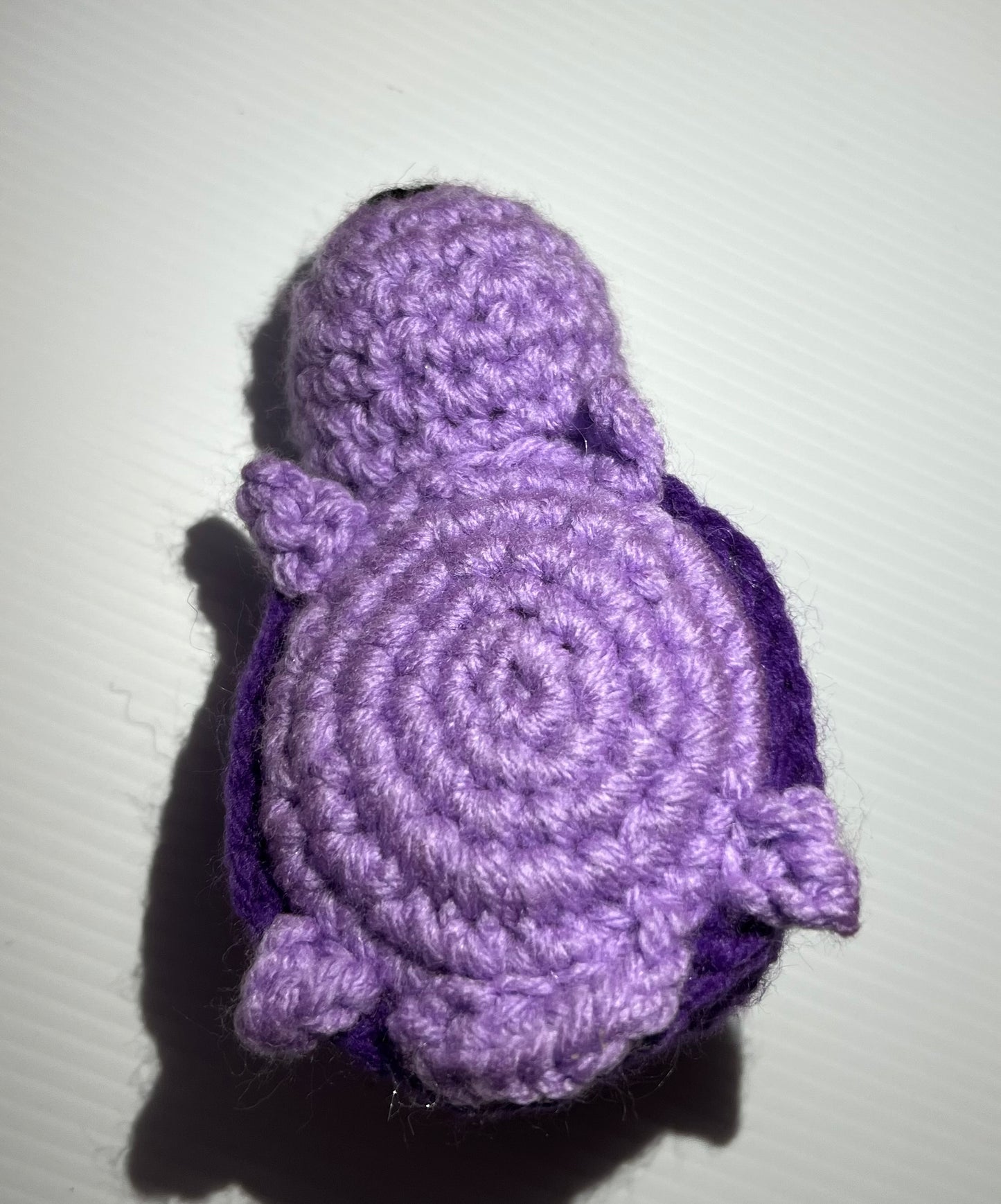 Lavender and Dark Purple Crochet Turtle