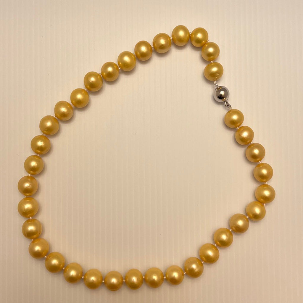 Golden South Sea Pearl Necklace