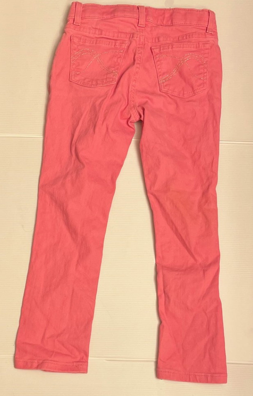 Sonoma Girls Slim Skinny Pink Denim Jeans Size 6x
