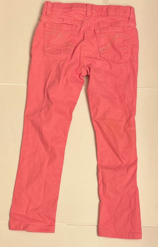 Sonoma Girls Slim Skinny Pink Denim Jeans Size 6x