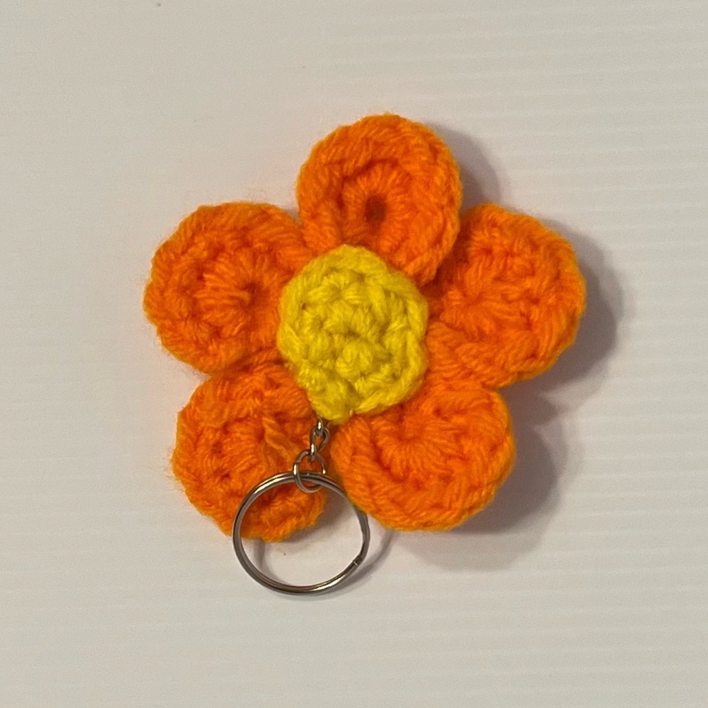 Crochet Keychain Flower