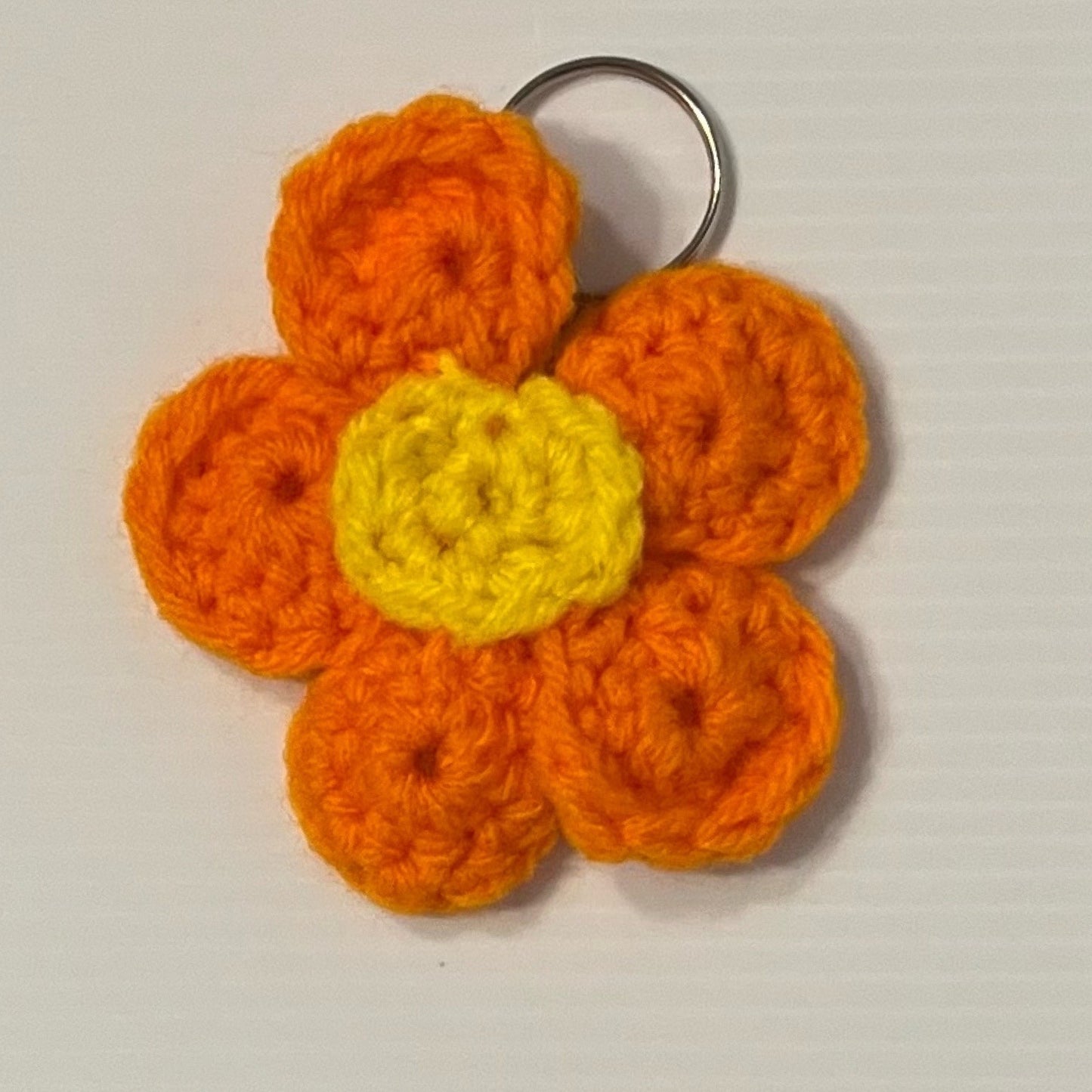 Crochet Keychain Flower