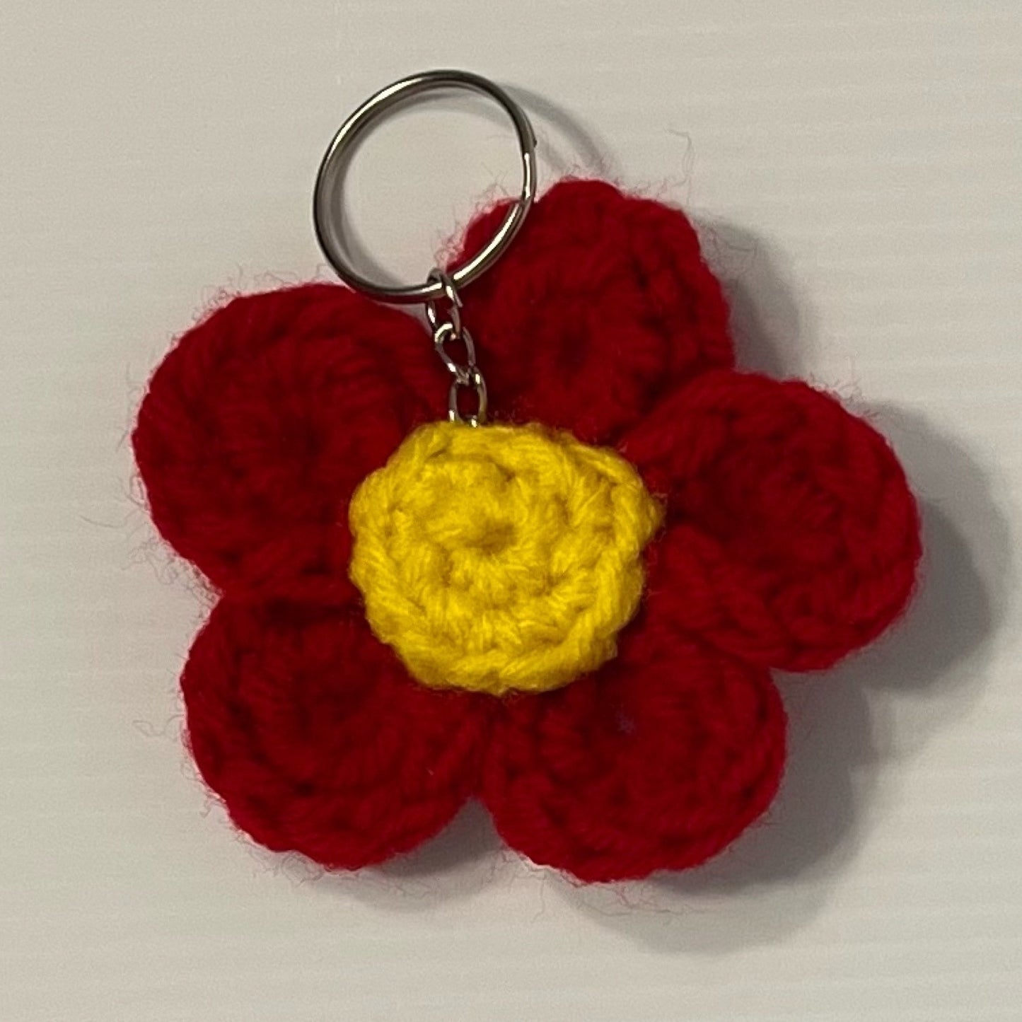 Crochet Keychain Flower