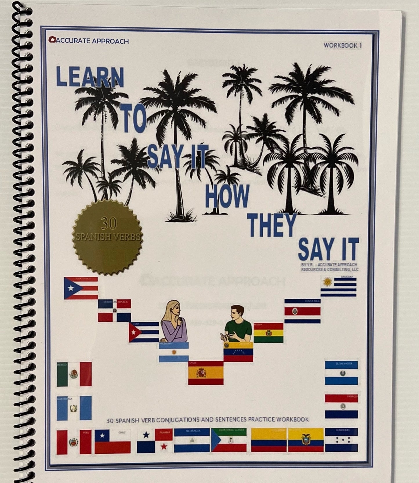 Spanish Practice Workbook (30 common Verbs)