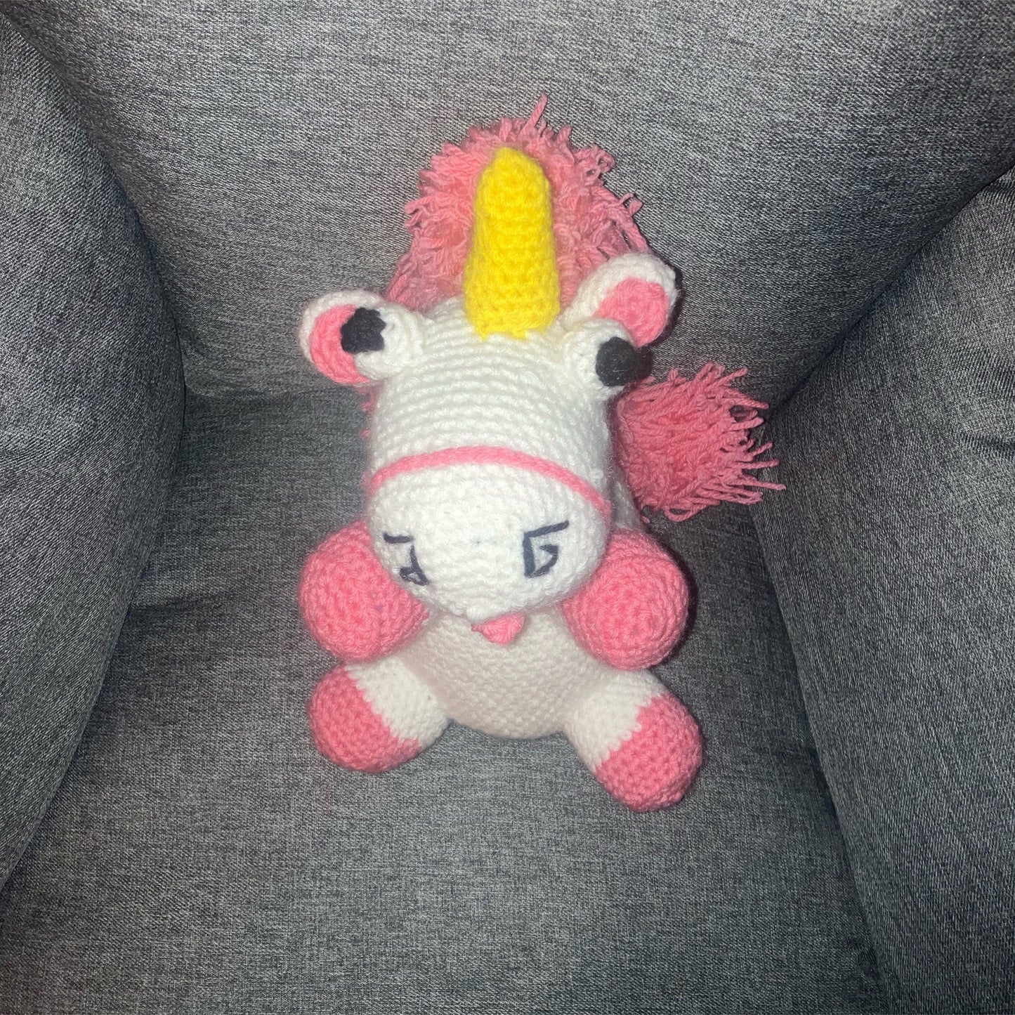 Crochet Unicorn “Despicable Me” theme character