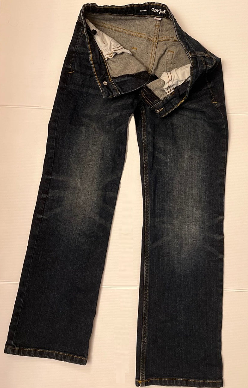 Cat & Jack Girls Dark Blue Pants, Boots Cut Style, Size 12