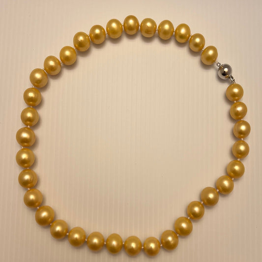 Golden South Sea Pearl Necklace