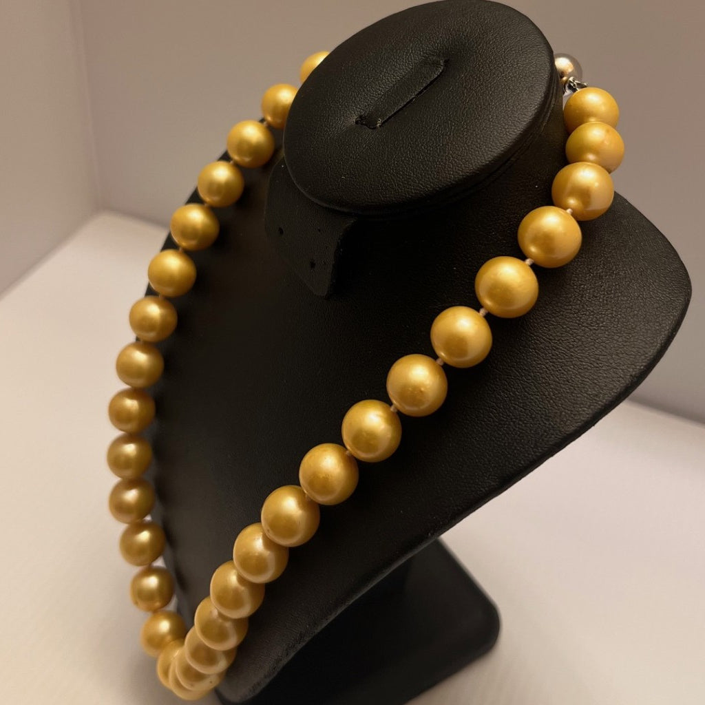 Golden South Sea Pearl Necklace