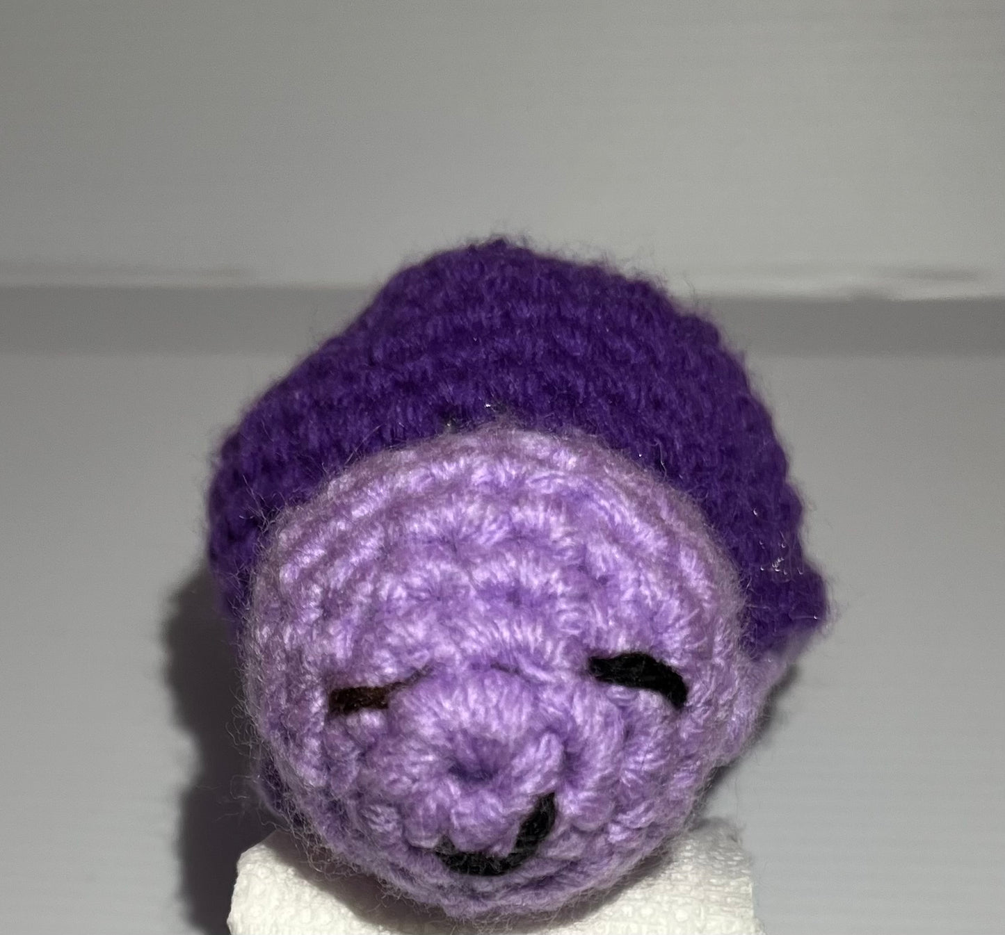 Lavender and Dark Purple Crochet Turtle