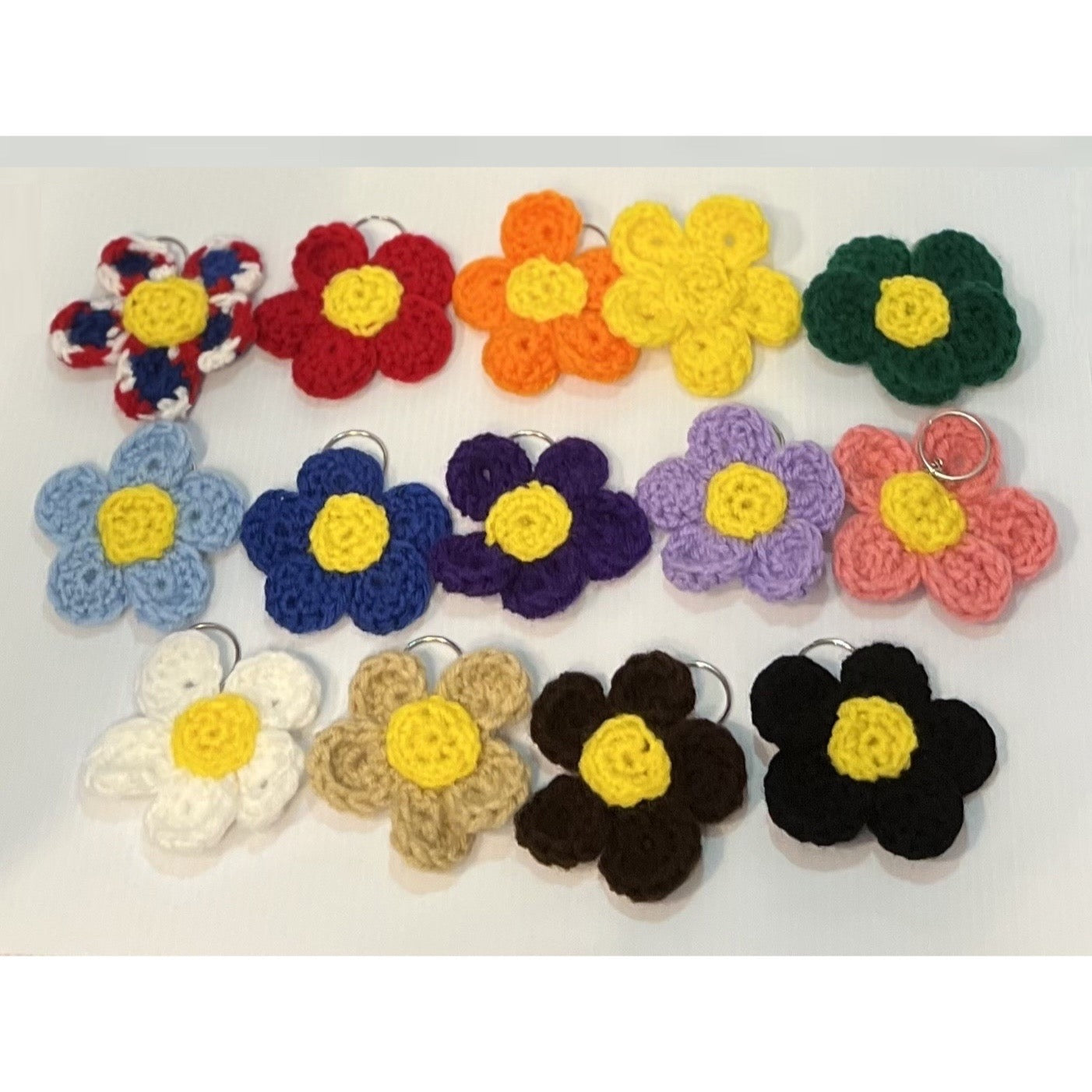 Crochet Keychain Flower