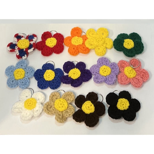 Crochet Keychain Flower