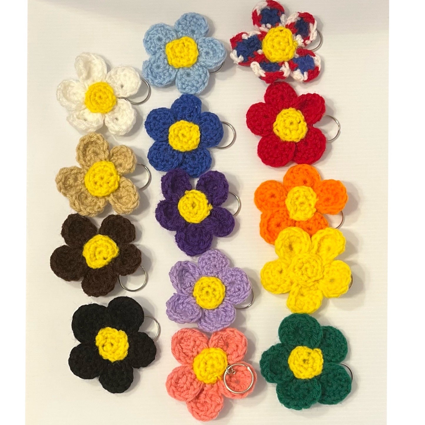 Crochet Keychain Flower