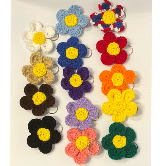 Crochet Keychain Flower