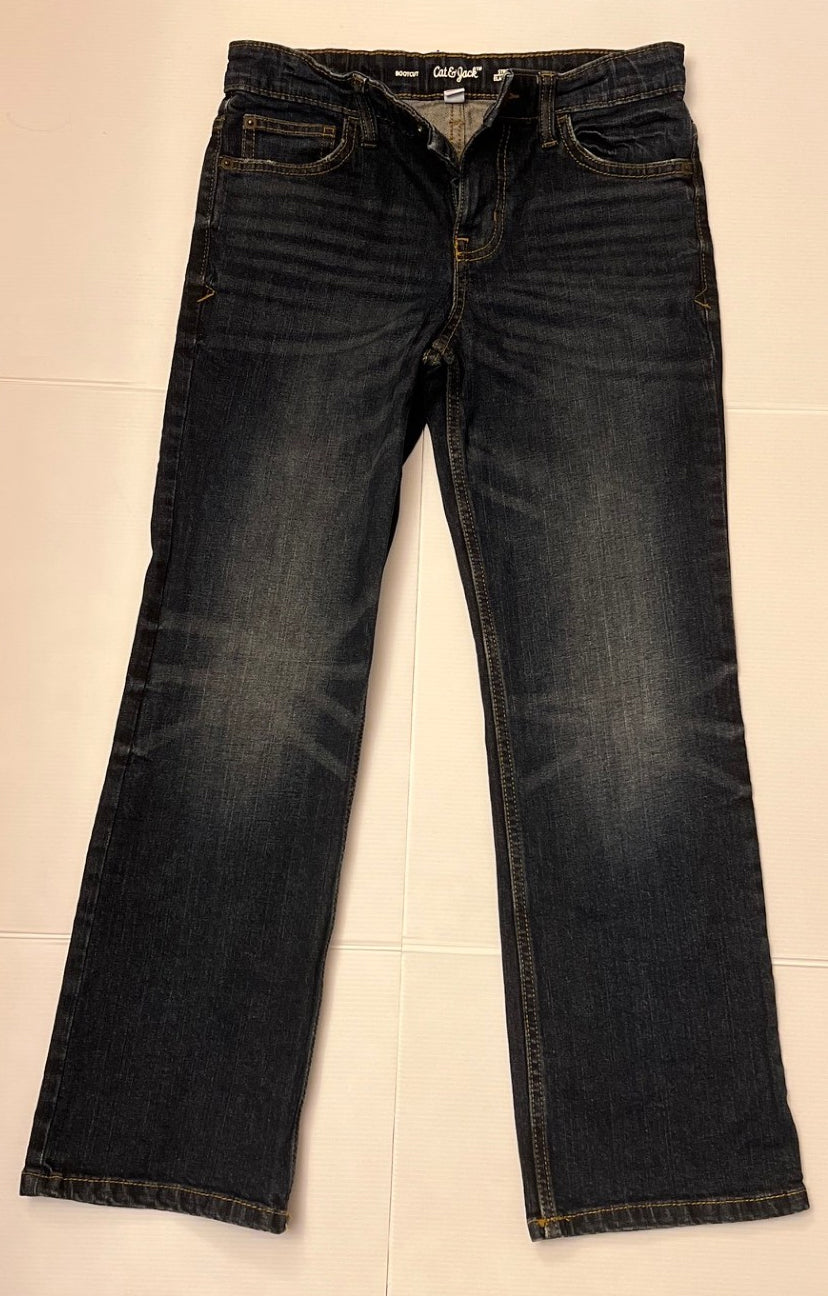 Cat & Jack Girls Dark Blue Pants, Boots Cut Style, Size 12