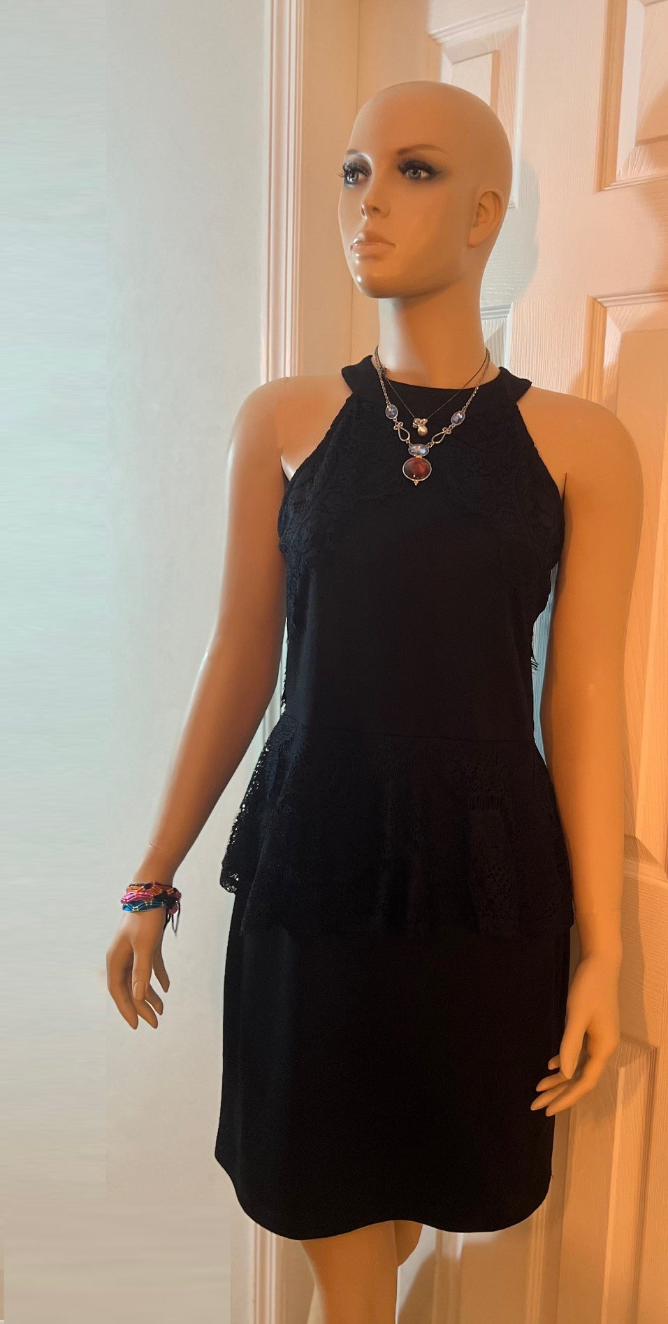 Urban Girl Sleeveless Black Dress XL