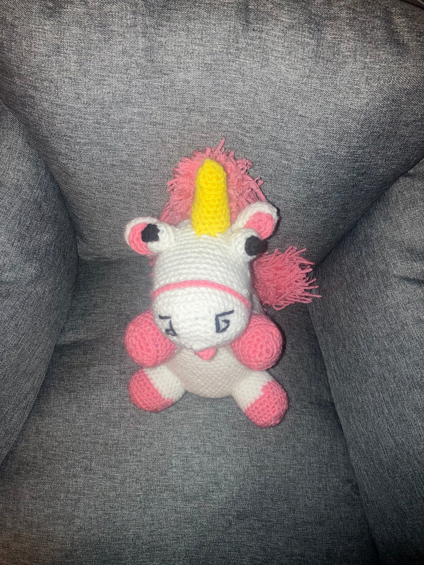 Crochet Unicorn “Despicable Me” theme character