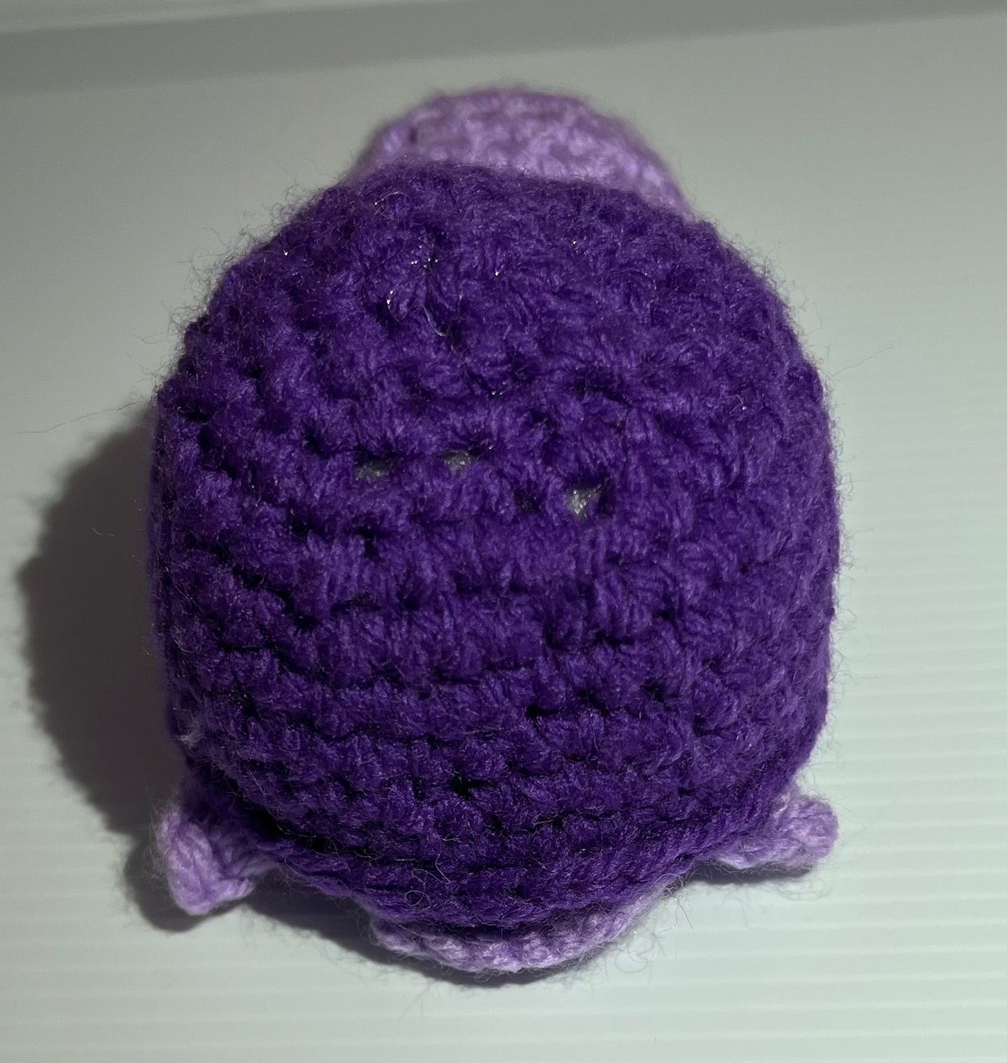 Lavender and Dark Purple Crochet Turtle
