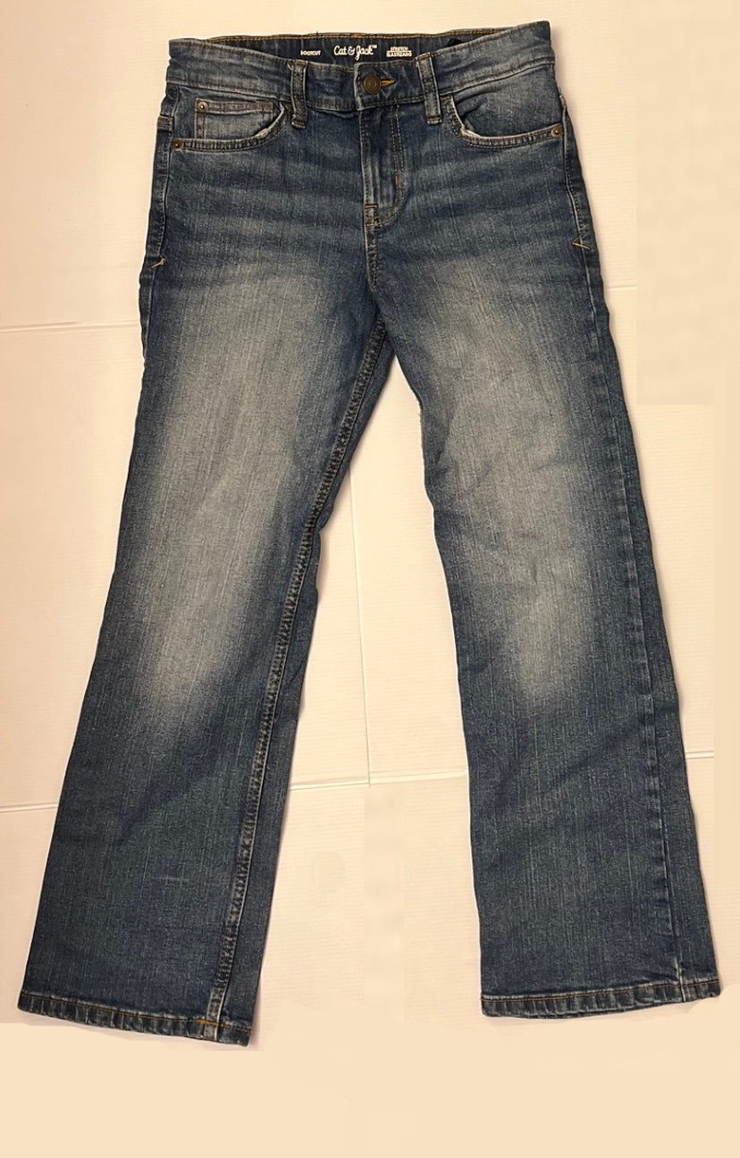 Cat & Jack Girls  Blue Pants, Boots Cut Style, Size 12