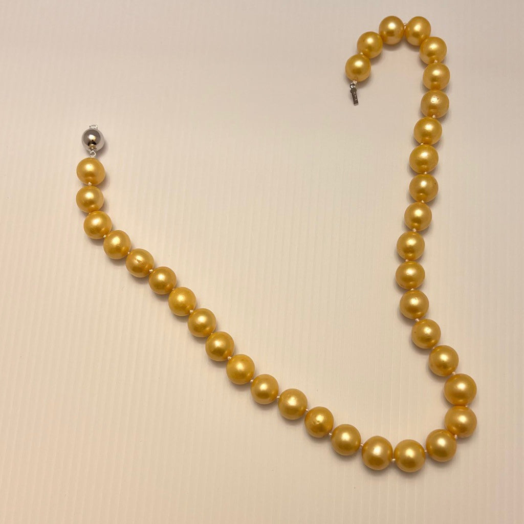 Golden South Sea Pearl Necklace