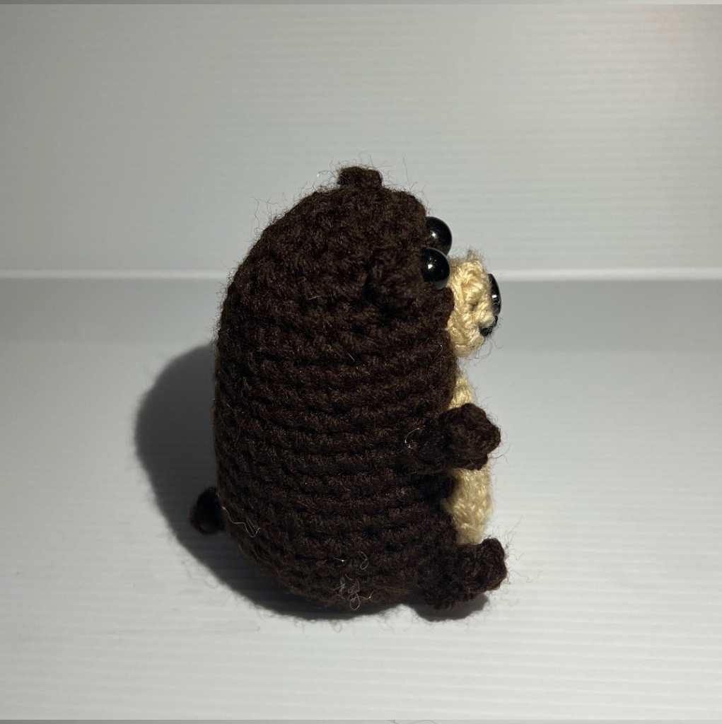 Brown Crochet Bear