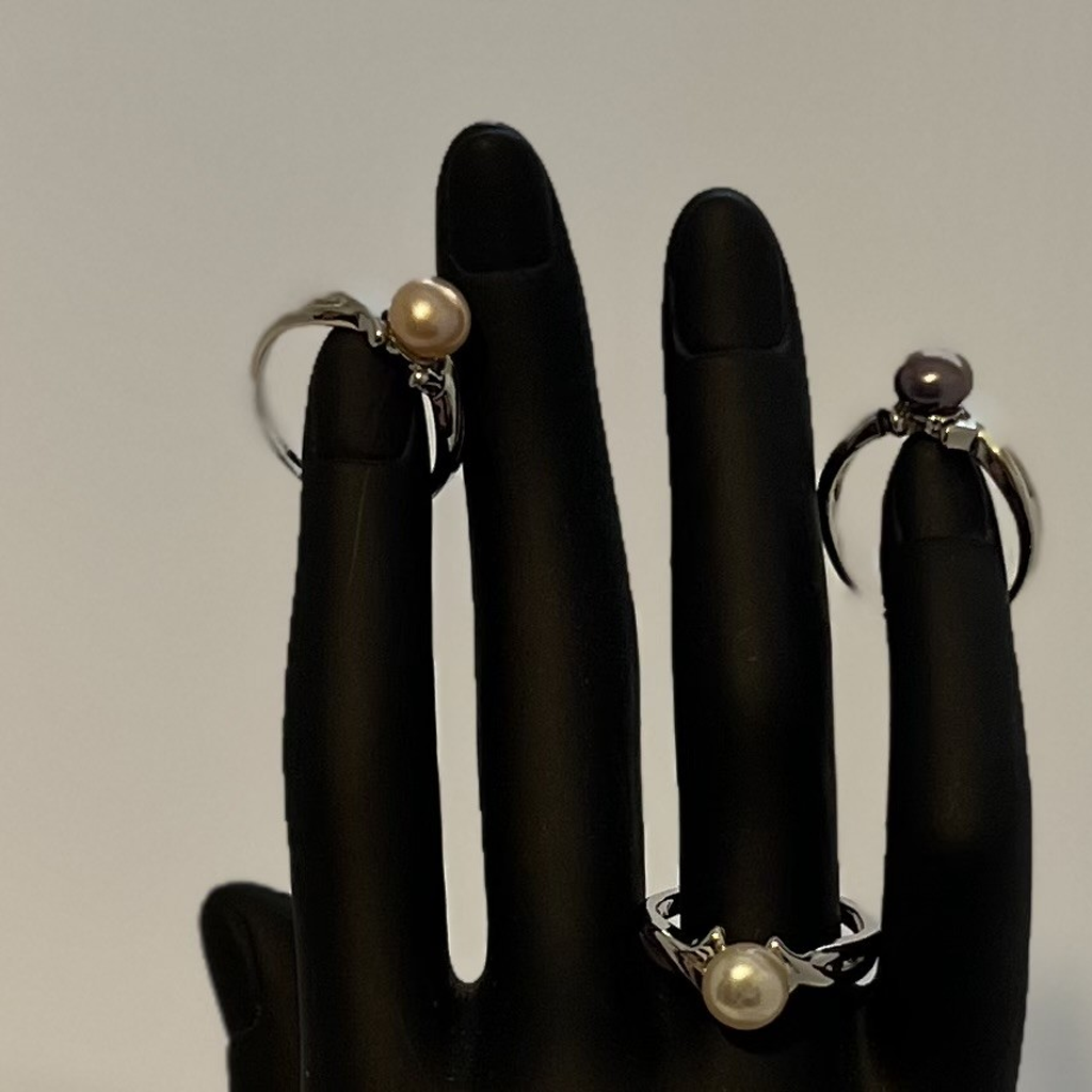 Cultured Freshwater Pearl Silver Ring
