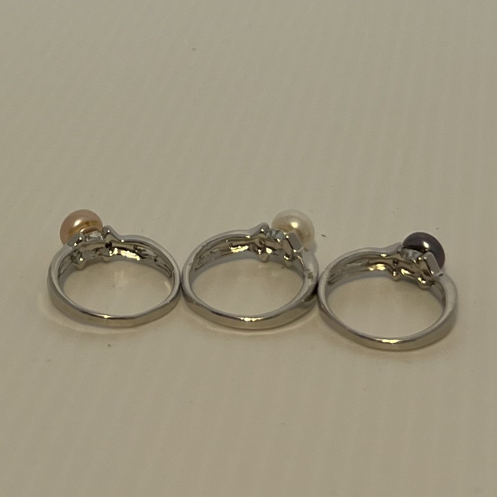 Cultured Freshwater Pearl Silver Ring