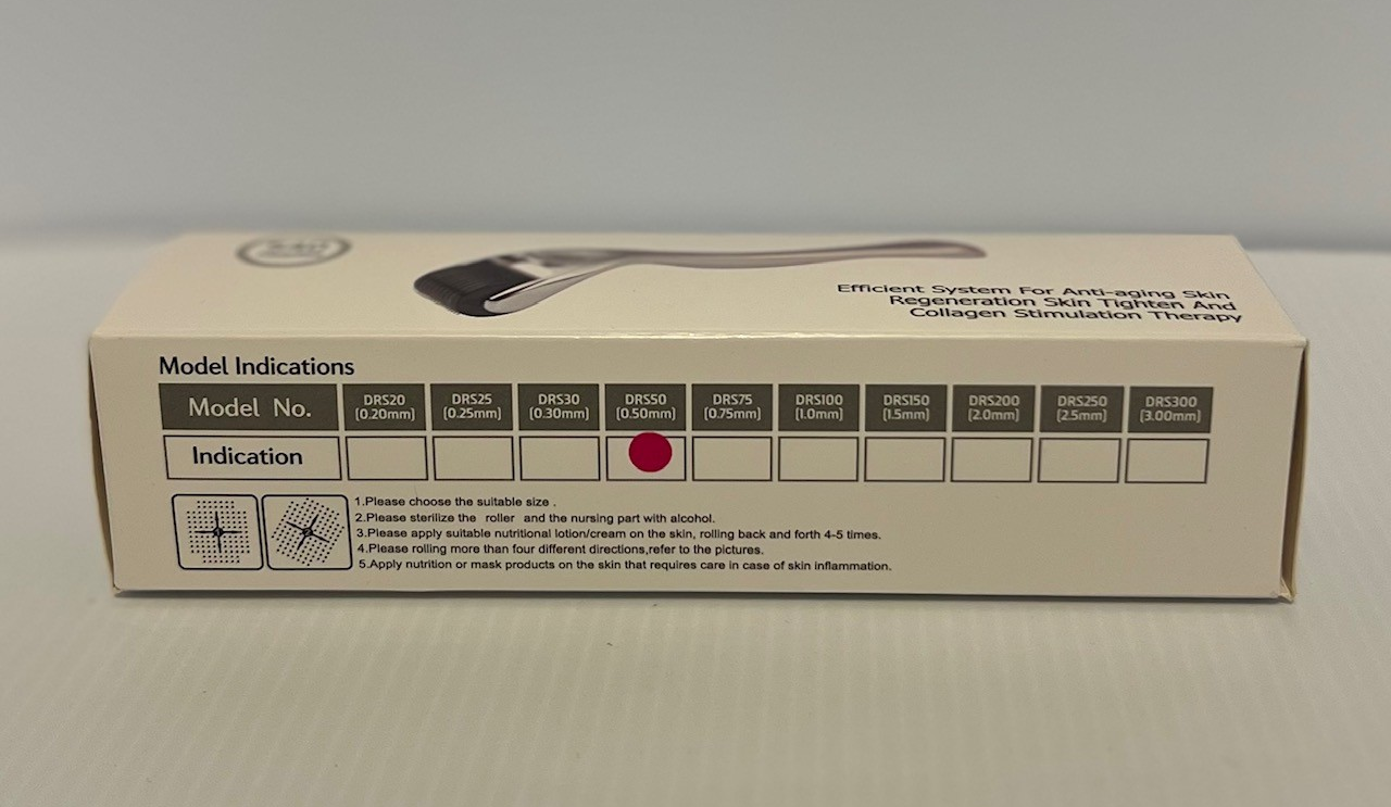 Two 540 Derma Roller DRS50 (0.5mm) 540 Needles, Anti-Aging