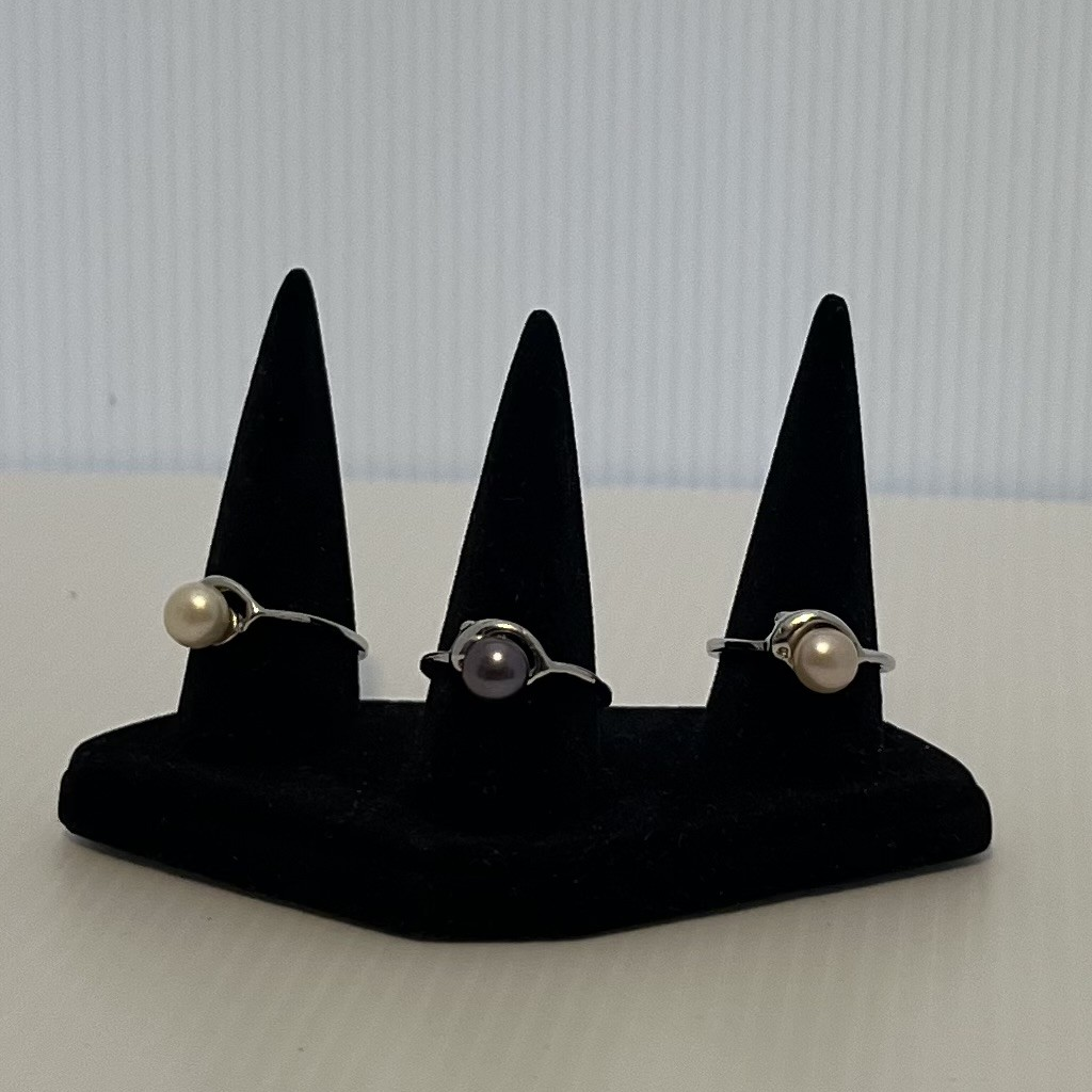 Freshwater Cultured Pearl Dolphin Silver Ring