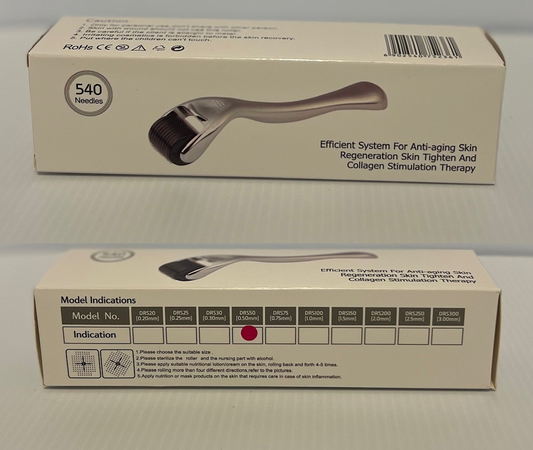 Two 540 Derma Roller DRS50 (0.5mm) 540 Needles, Anti-Aging